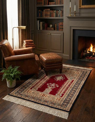 2' 8 x 4' Hand Knotted Bokhara Oriental Wool Rug