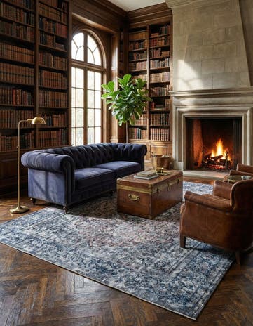 9' 10 x 12' 6 Vintage Royal Wool Rug