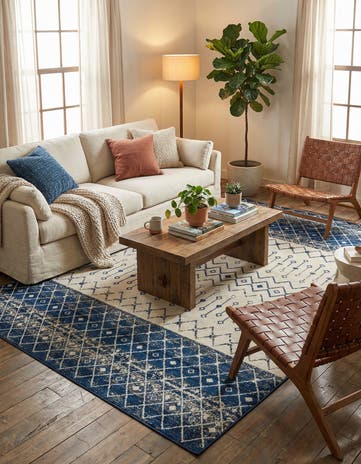 10' 8 x 14' Moroccan Trellis Rug
