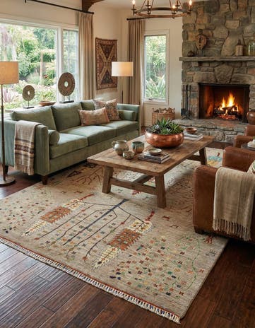 6' 8 x 9' 10 Ariana Ziegler Wool Rug