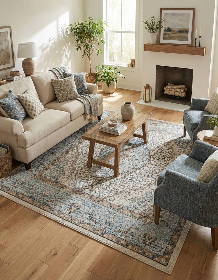 Detail image of 7' x 7' Nyla Square Rug