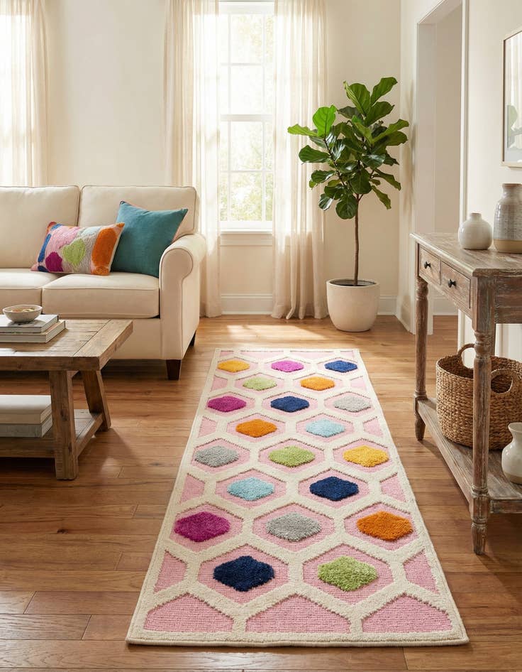 Detail image of  2' x 6'  Washable Aruba Indoor / Outdoor Runner Rug