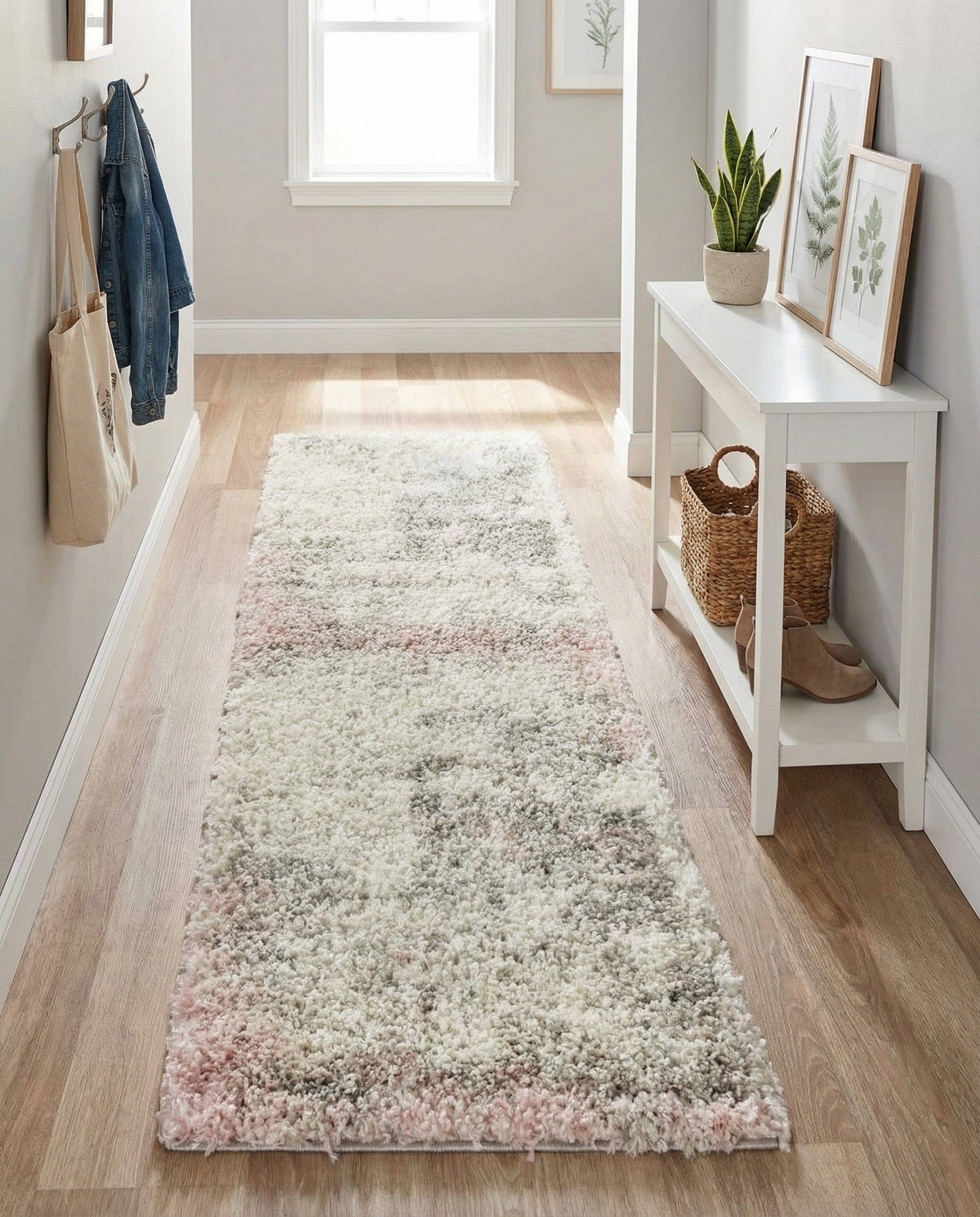 2' x 6' 7 Soft Touch Shag Runner Rug