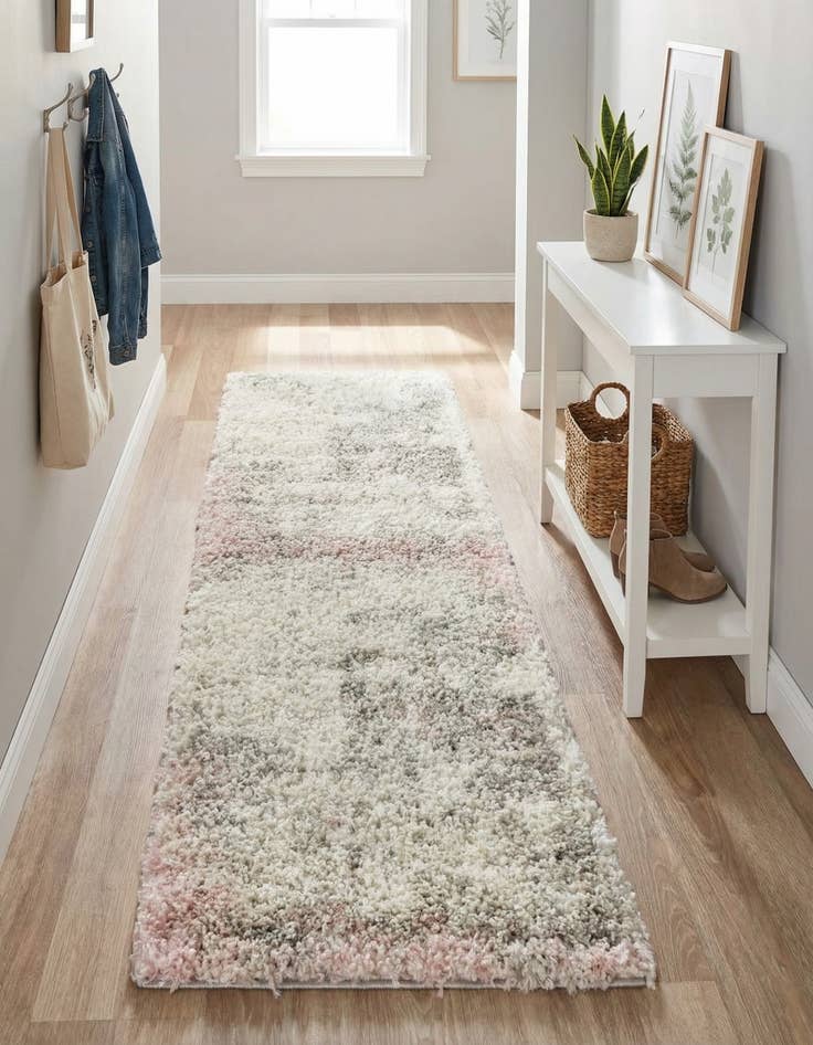 Detail image of  2' x 6' 7 Soft Touch Shag Runner Rug
