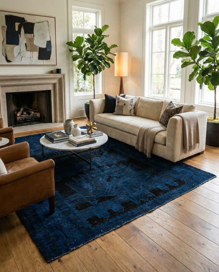 5' 2 x 8' 8 Hand Knotted Ultra Vintage Persian Wool Rug