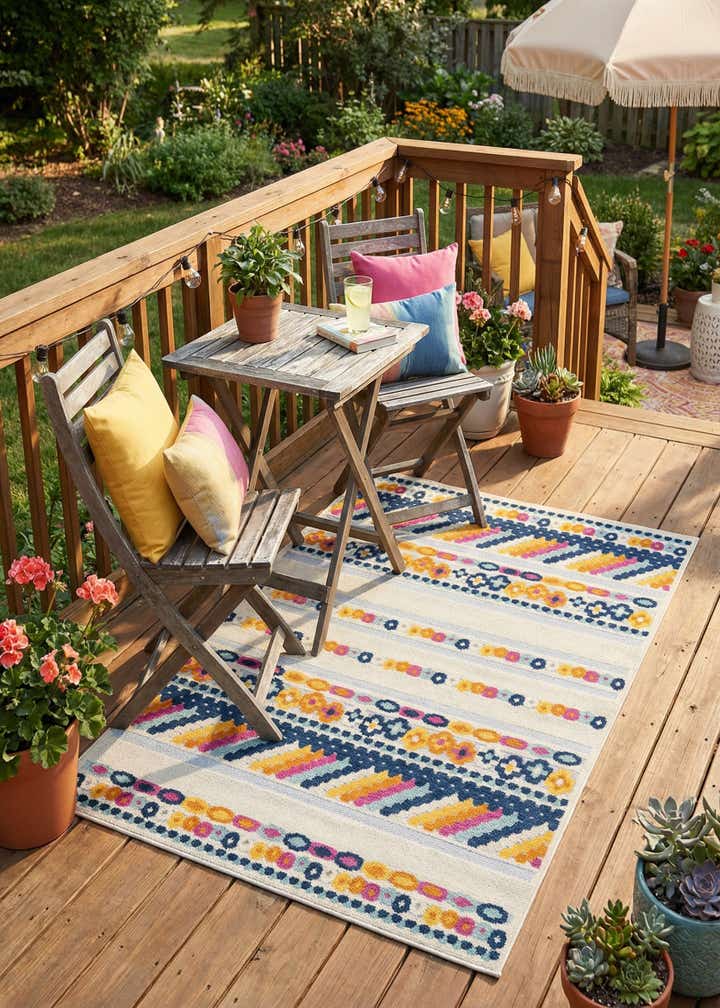 4' x 6' Easy-Clean Aruba Indoor / Outdoor Rug