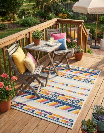4' x 6' Easy-Clean Aruba Indoor / Outdoor Rug