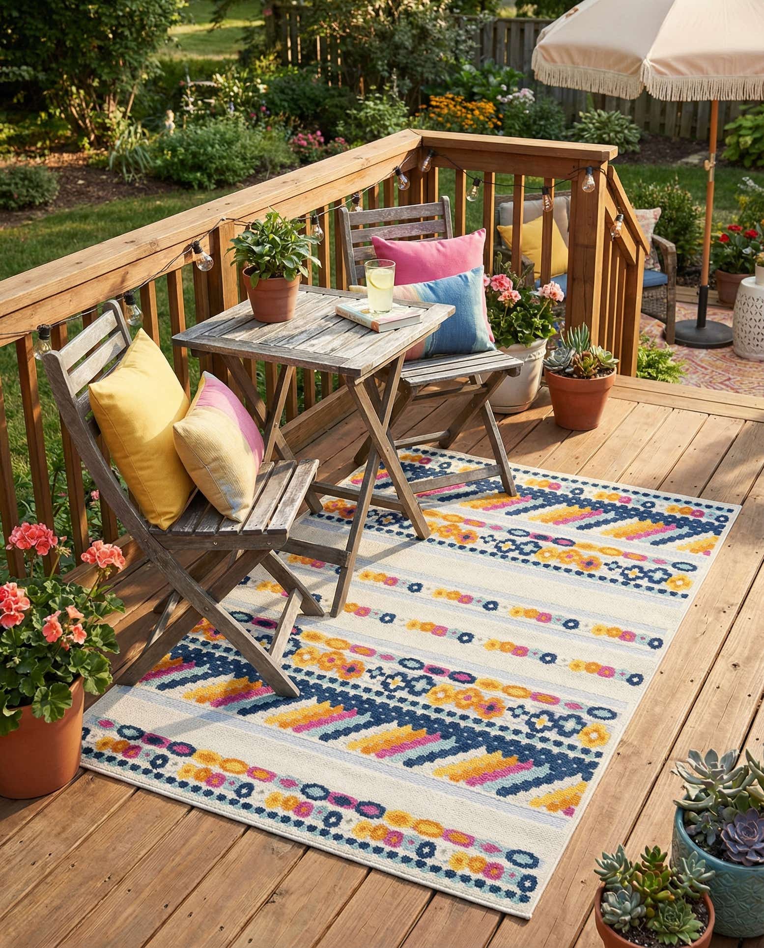 4' x 6' Easy-Clean Aruba Indoor / Outdoor Rug
