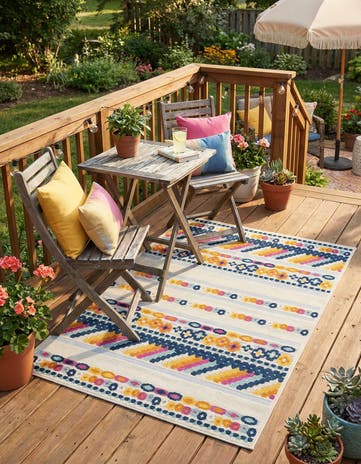 4' x 6' Easy-Clean Aruba Indoor / Outdoor Rug