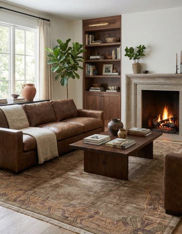 8' 1 x 9' 11 Hand Knotted Tibet Wool Rug