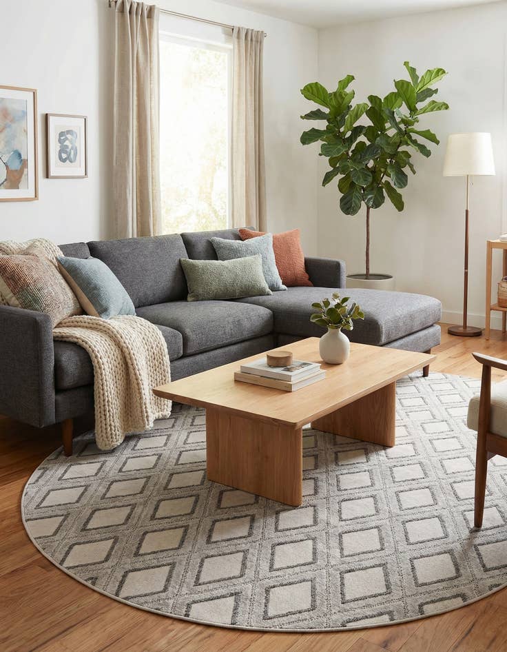 Detail image of 7' 10 x 10' Arlo Oval Rug