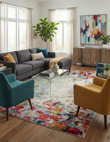 10' 6 x 16' 5 Washable Theia Rug