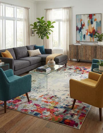 10' 6 x 16' 5 Washable Theia Rug