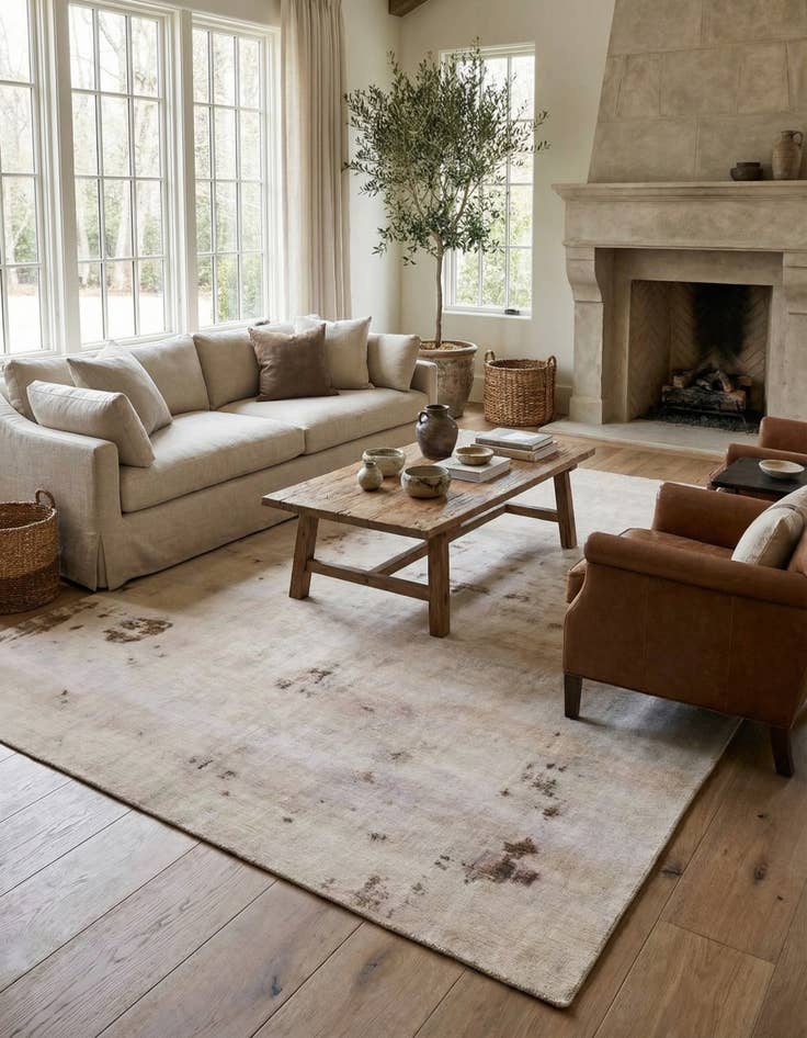 Detail image of 9' x 11' 9  Hand Knotted Ultra Vintage Persian Wool Rug