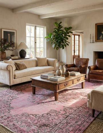 6' 2 x 10' Ultra Vintage Wool Rug