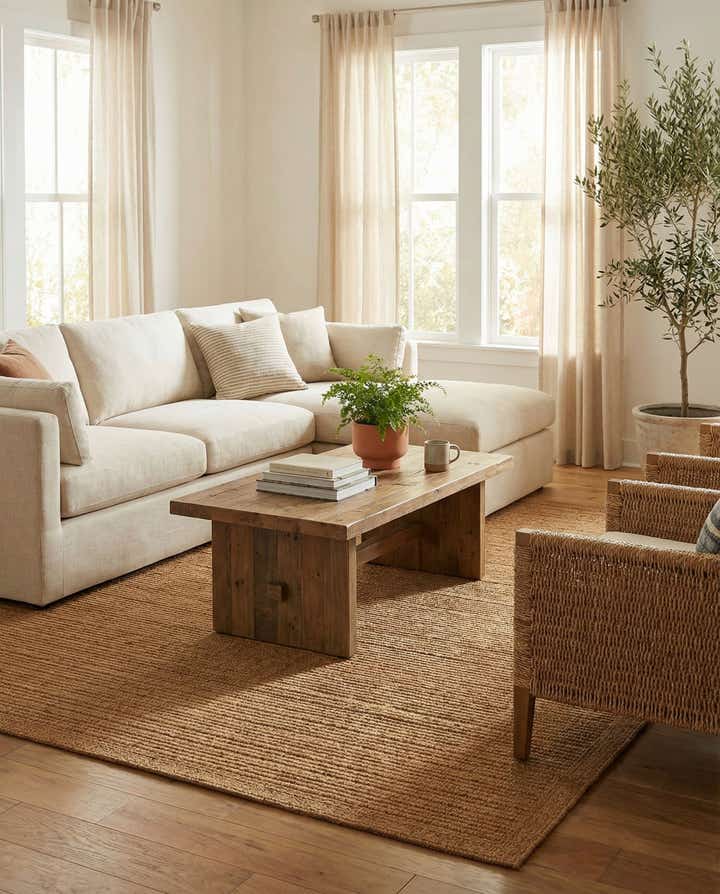 9' x 12' Easy-Clean Border Indoor / Outdoor Rug