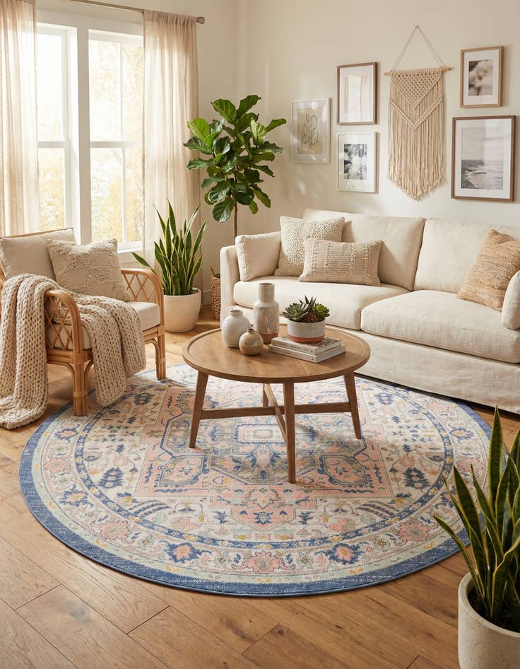 Detail image of 7' x 7' Whitney Round Rug