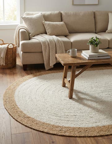 3' 3 x 5' 1 Handmade Braided Jute Oval Rug