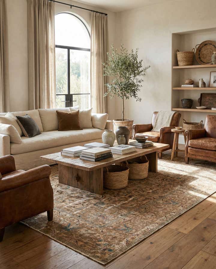 9' 7 x 12' 3 Hand Knotted Ultra Vintage Persian Wool Rug