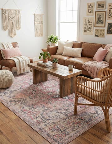 7' 3 x 10' Washable Nostalgia Rug