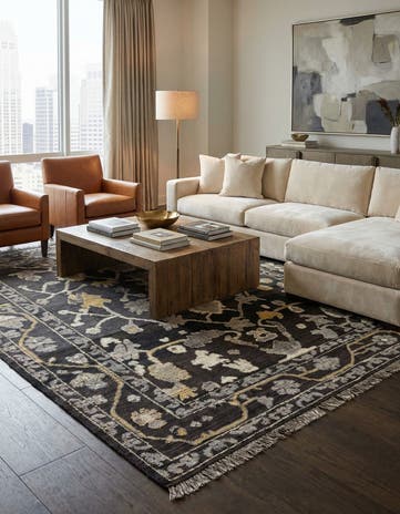 9' 1 x 12' Hand Knotted Darya Wool Rug