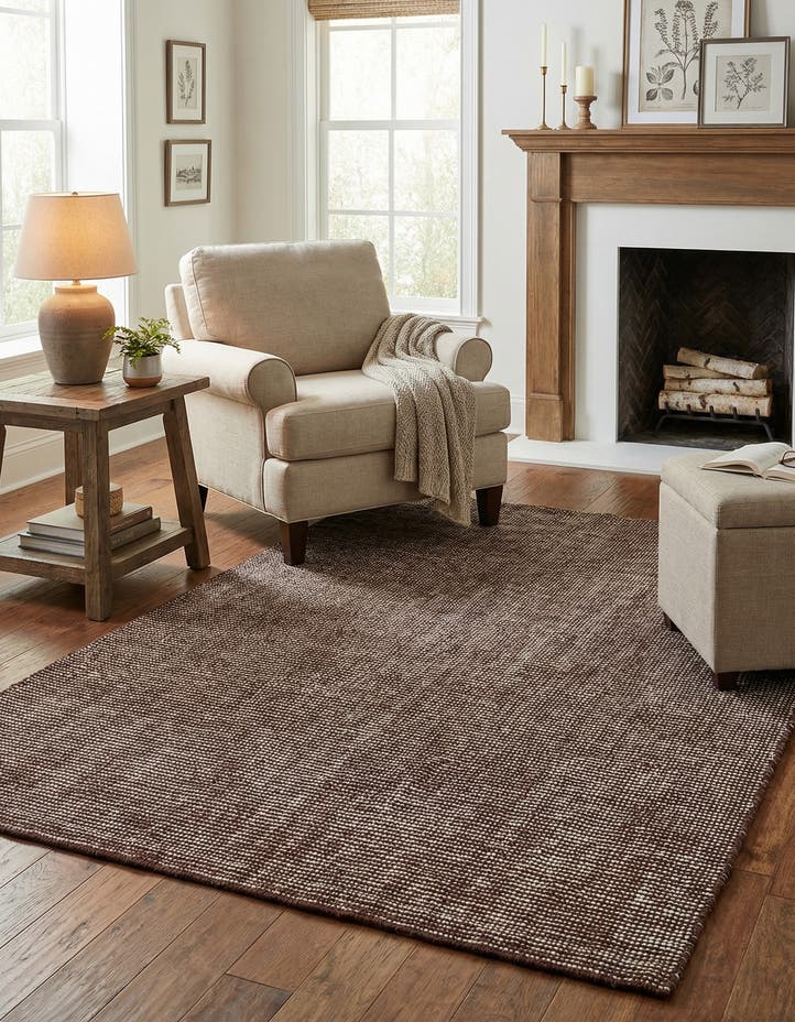 4' 1 x 6' 1 Hand Woven Jill Zarin English Mano...