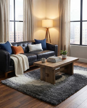  4' x 6' Soft Touch Shag Rug