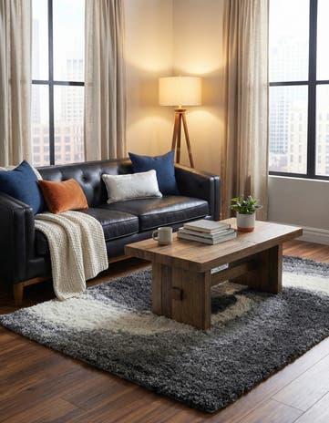 4' x 6' Soft Touch Shag Rug