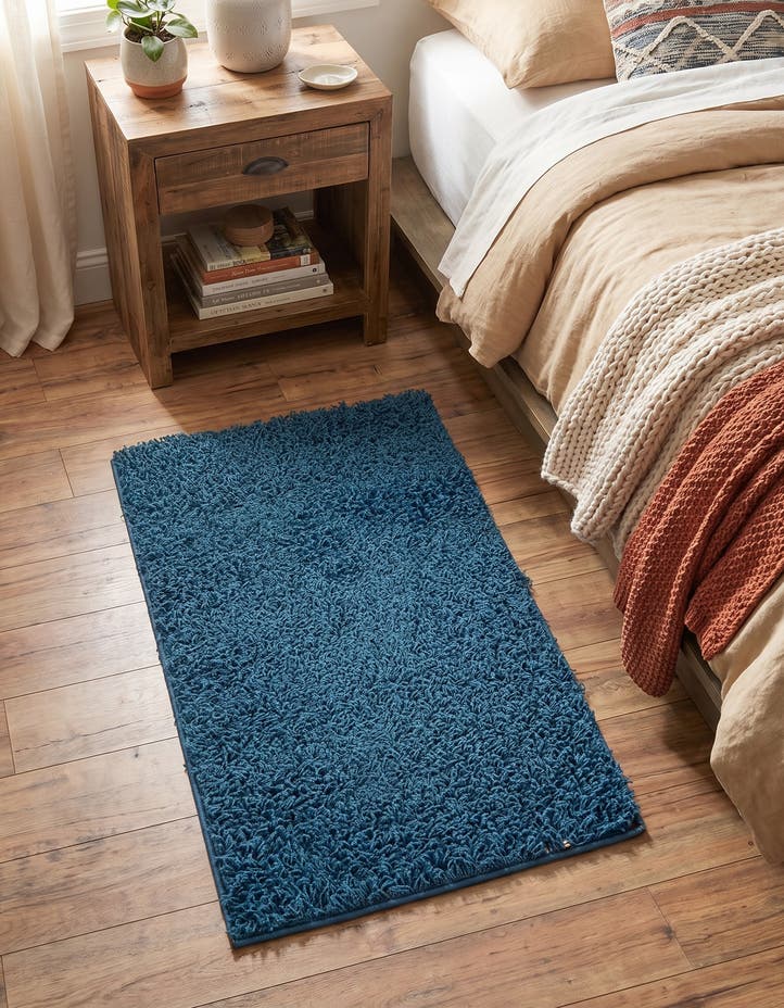 2' 2 x 3' Comfort Solid Shag Rug