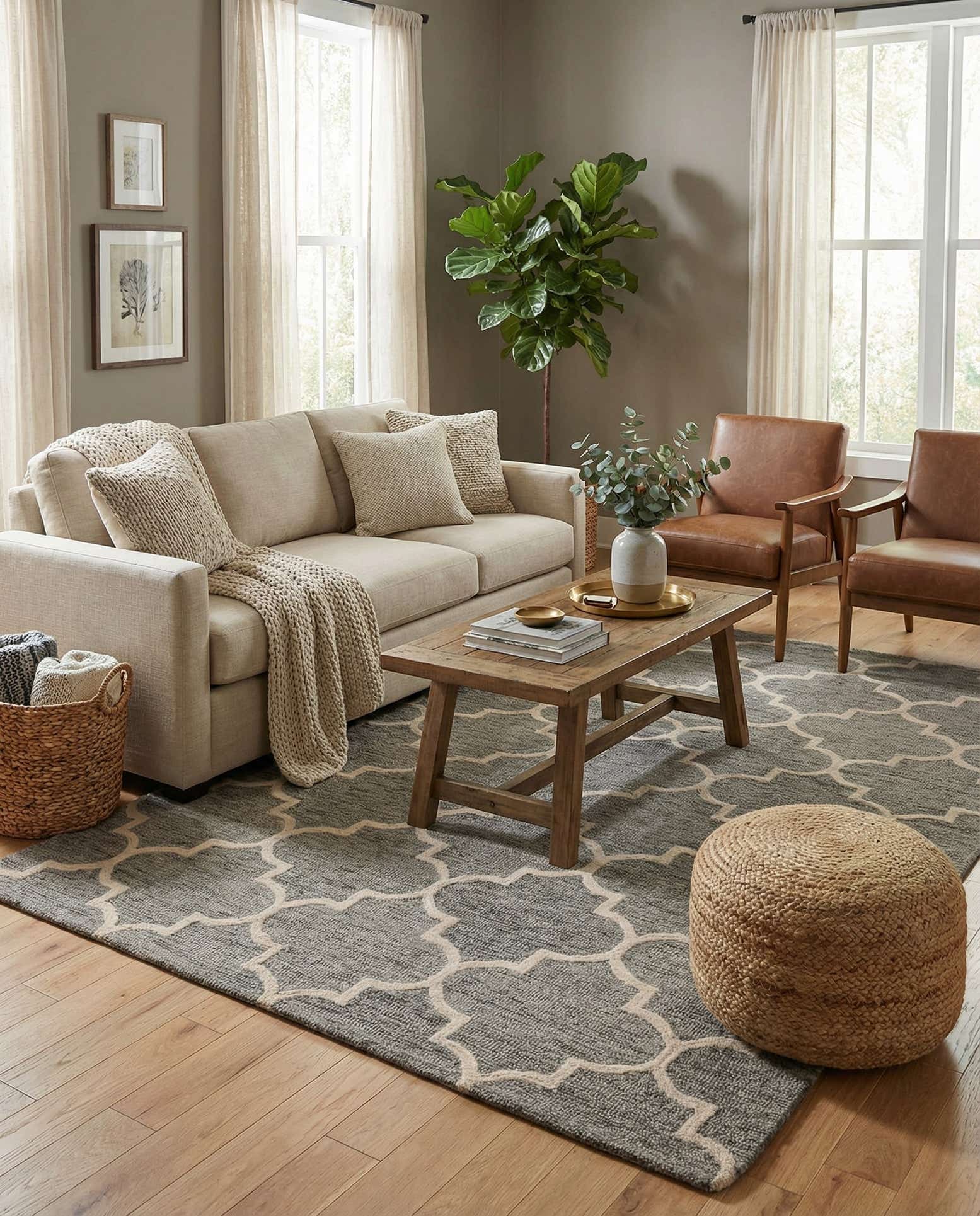 5' 2 x 8' Luna Rug