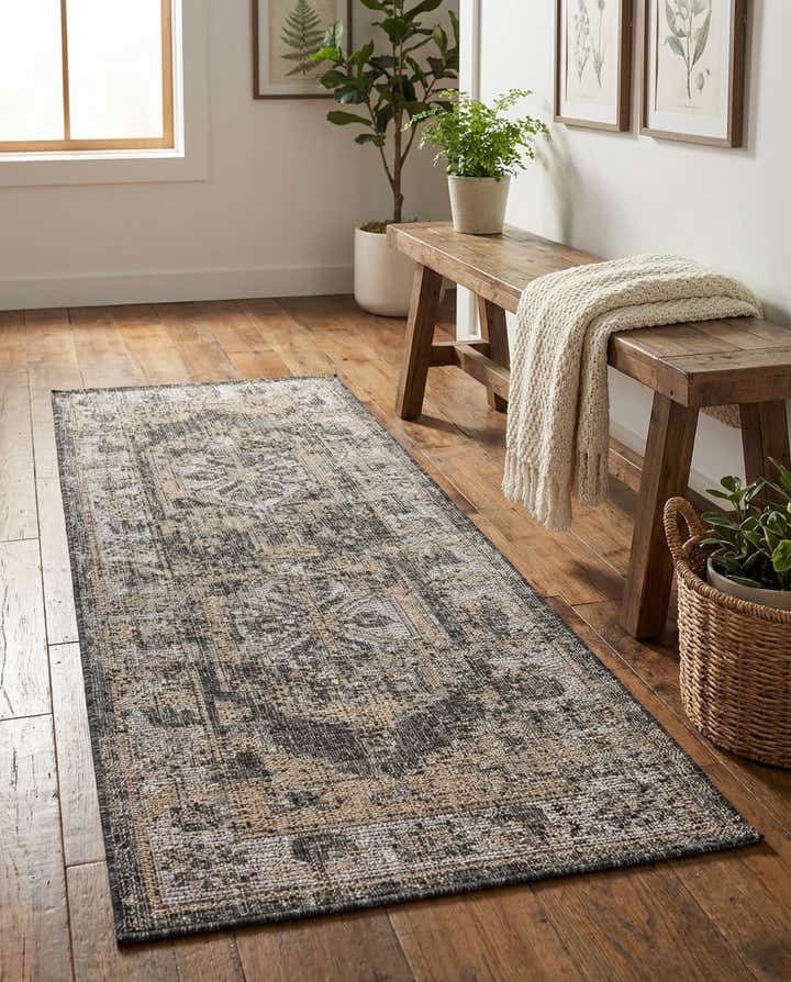 60cm x 185cm Leicht zu reinigen Traditional Innen- / Aussenbereich Läufer Teppich