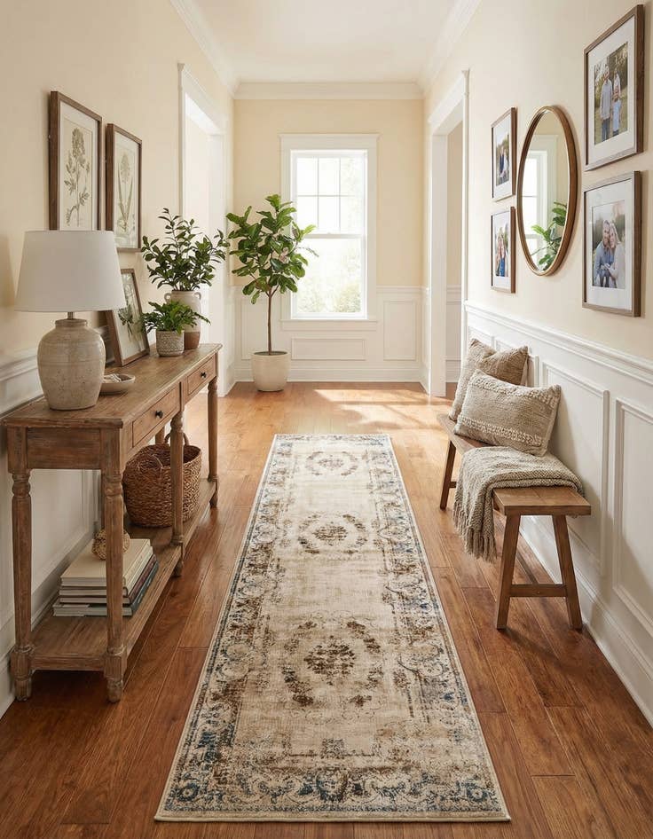 Detail image of 3' x 13' Villa Runner Rug