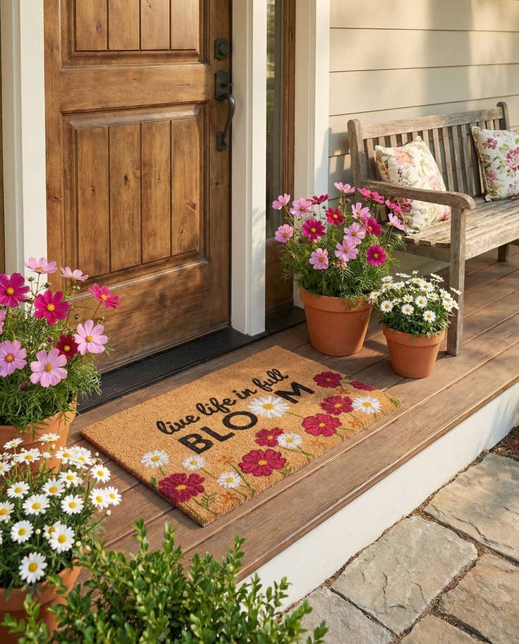 Detail image of 1' 6 x 2' 6 Bloom Doormat