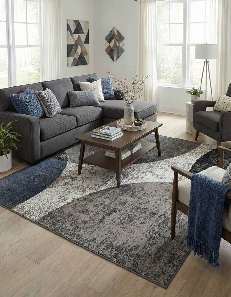 Detail image of  7' 10 x 7' 10 Oslo Square Rug