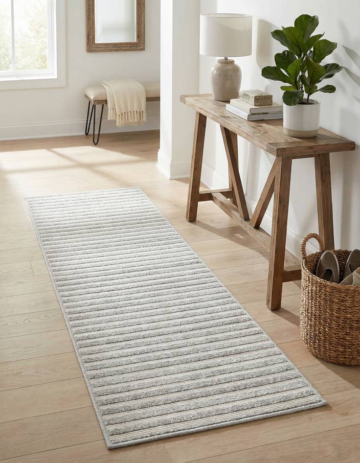 Detail image of 2' x 6' Easy-Clean Sabrina Soto Indoor / Outdoor Runner Rug