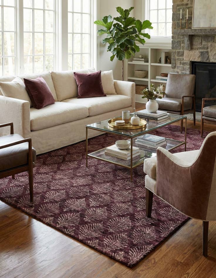 Detail image of 5' 5 x 7' 8  Hand Knotted Darya Wool Rug