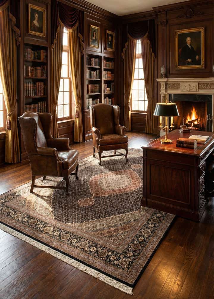 6' 8 x 10' 1 Tabriz Mahi Rug