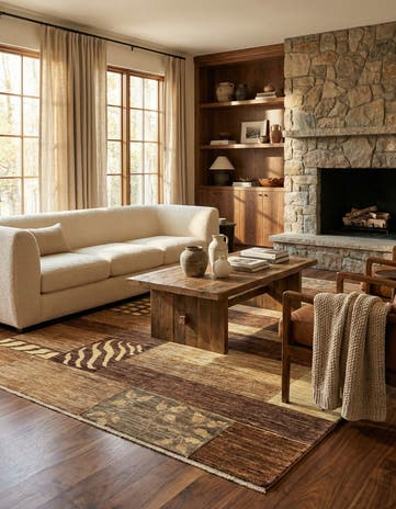 4' 11 x 6' 6 Juma Wool Rug