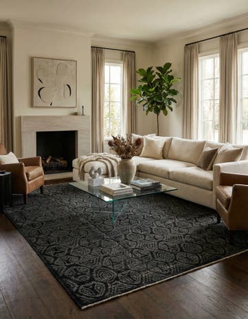 9' 8 x 12' 1 Hand Knotted Darya Wool Rug
