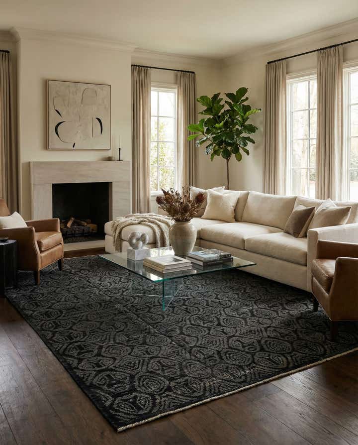 9' 8 x 12' 1 Hand Knotted Darya Wool Rug