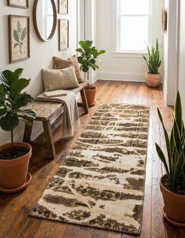 2' x 6' 2 Hand Knotted Ultra Vintage Persian Wool Runner Rug