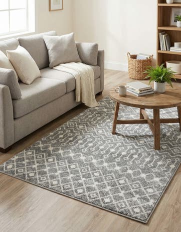 4' x 6' Moroccan Trellis Rug