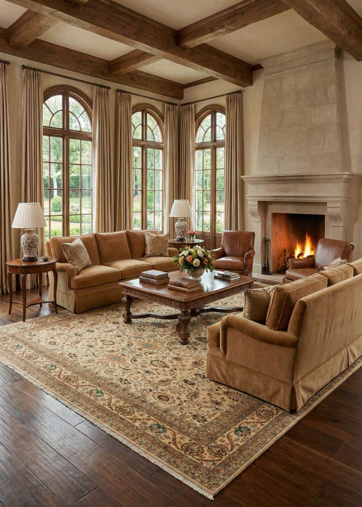 13' x 20' 6 Hand Knotted Peshawar Ziegler Rug