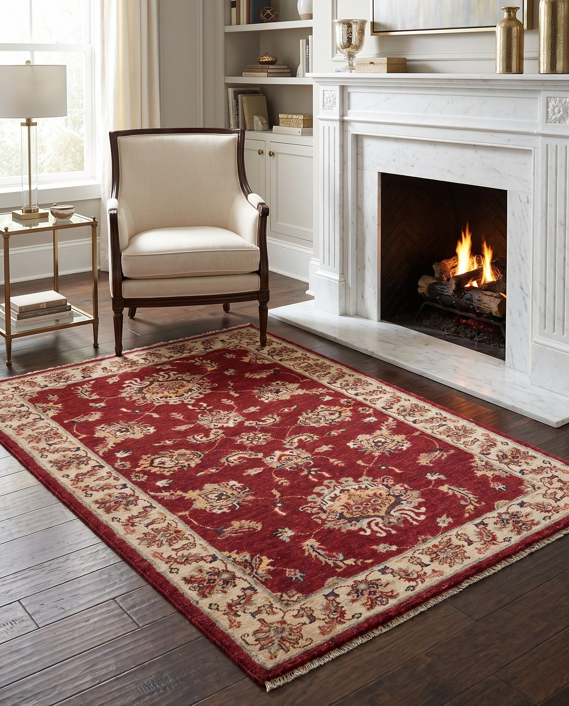 3' 1 x 5' 1 Hand Knotted Ziegler Rug
