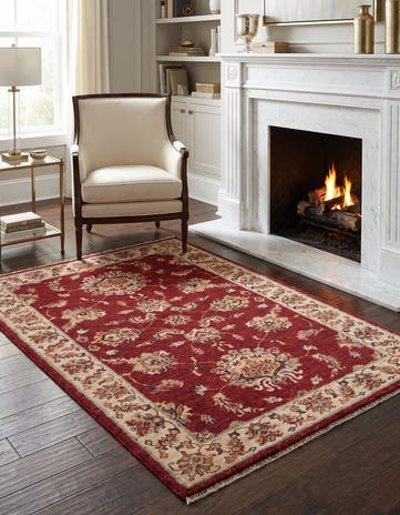 3' 1 x 5' 1 Hand Knotted Ziegler Rug