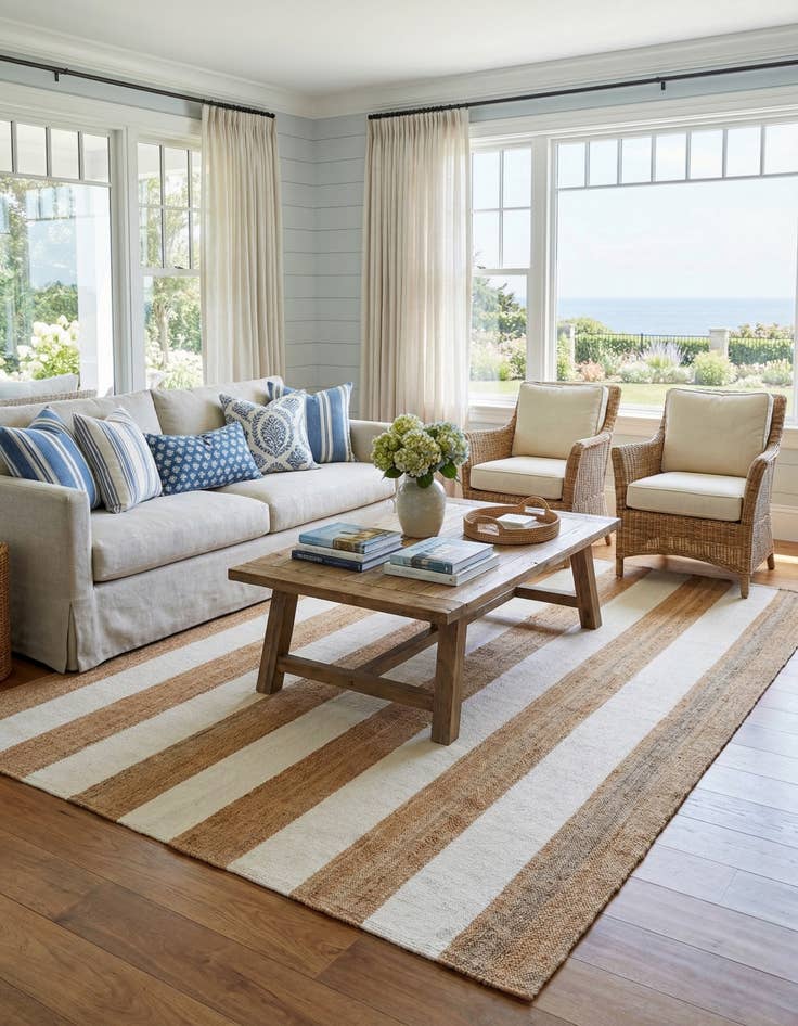 Detail image of 10' x 14' 1  Hand Woven Jill Zarin Hamptons Rug