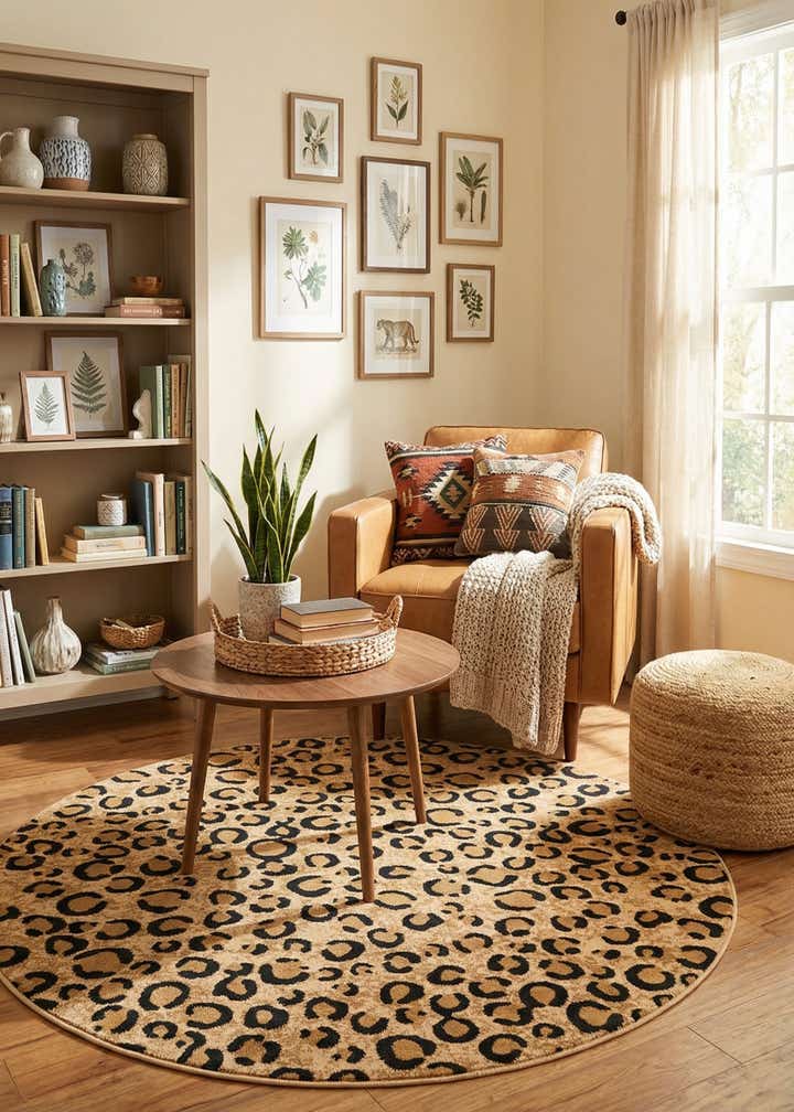 5' 3 x 5' 3 Savannah Round Rug