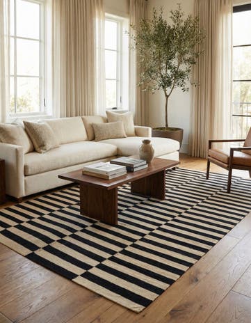 8' 3 x 11' 1 Hand Woven Kilim Modern Wool Rug