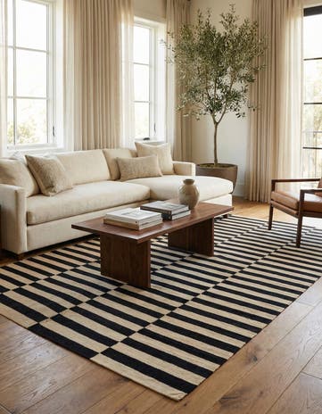 8' 3 x 11' 1 Hand Woven Kilim Modern Wool Rug