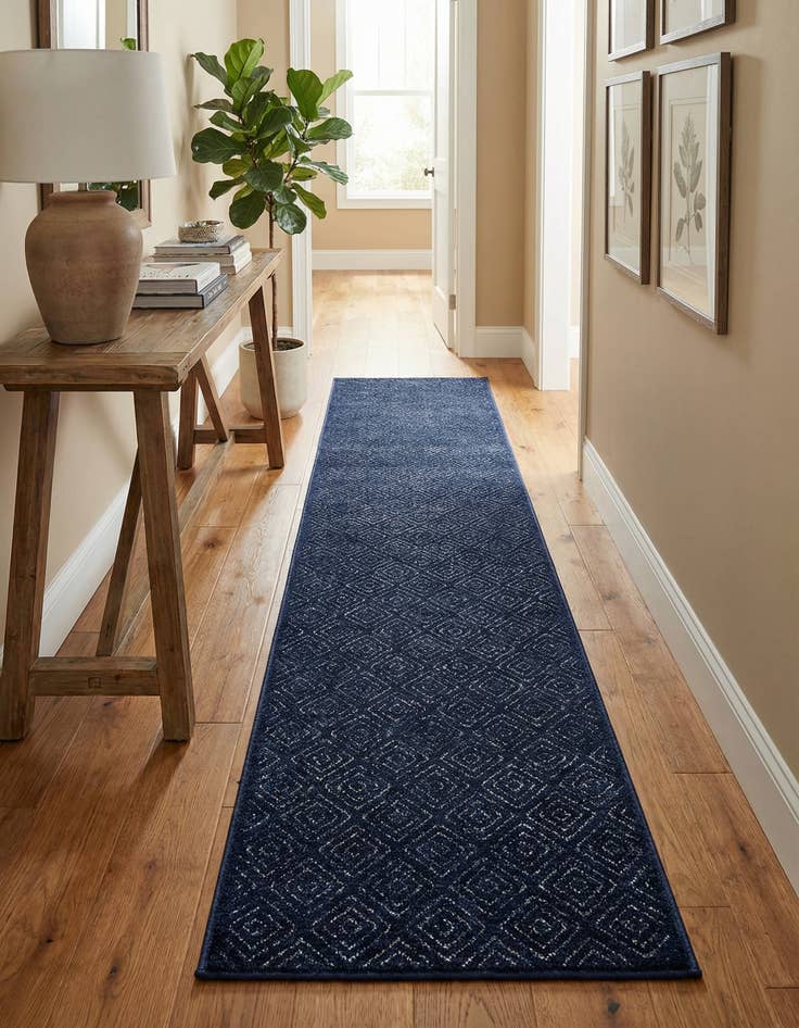 Detail image of 2' 7 x 12'  Washable Sabrina Soto Indoor / Outdoor Runner Rug